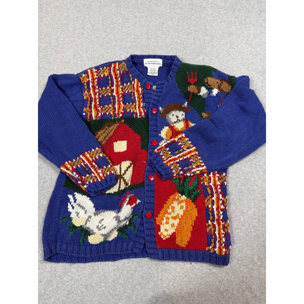 Alexandra Bartlett Womens Size S Sweater Cardigan Apple Orchard Farm